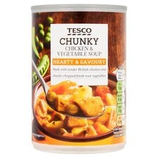 Tesco Chunky Chicken & Vegetable Soup 400G