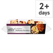 Tesco Finest All Butter & Sultana Scones 4 Pack