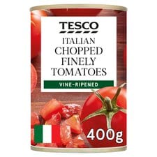 Tesco Italian Finely Chopped Tomatoes 400G