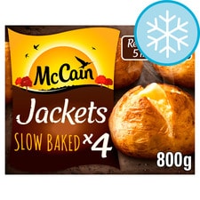 McCain 4 Baked Jacket Potatoes 800G