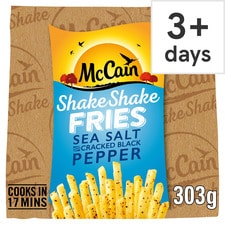 McCain Shake Shake Fries Salt & Black Pepper 300G