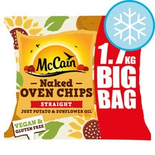 MCCAIN NAKED OVEN CHIPS STRAIGHT CUT 1.7KG