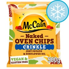 McCain Naked Oven Chips Crinkle Cut 900G