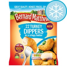 Bernard Matthews 22 Turkey Dippers In Crispy Batter 403G