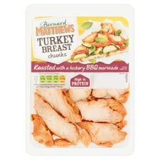 Bernard Matthews Bbq Cooked Turkey Breast Chunks 90G