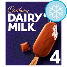 Cadbury Dairy Milk Ice Cream Sticks 4X100ml