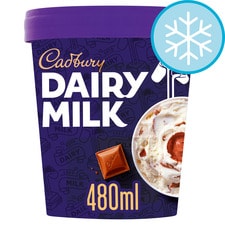 Cadbury Dairy Milk Ice Cream Tub 480Ml