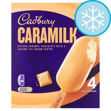 Cadbury Caramilk Ice Creams 4 x 90ml (360ml)