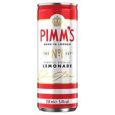 Pimm's No.1 & Lemonade Ready to Drink Premix 250ml