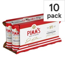 Pimm's no1 and Lemonade Ready to Drink premix 10 x 250ml