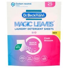 Dr Beckmann Magic Leaves Bio Laundry Detergent Sheets  25 per pack