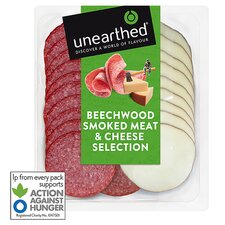 Unearthed Beechwood Smoked Meat and Cheese Selection 120g 