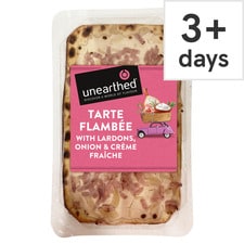 Unearthed Tarte Flambee with Lardons, Onion & Creme Fraiche 180g