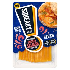 Squeaky Bean Smoked beechwood Salmon Style Slices 80g