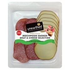 Unearthed Beechwood Smoked Meat and Cheese Selection 120g 