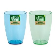 SWANTEX REUSABLE TUMBLER MIXED COLOURS