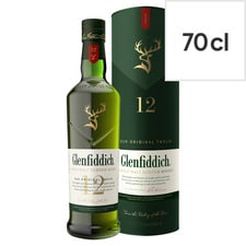 Glenfiddich 12 Year Old Single Malt Scotch Whisky 70cl