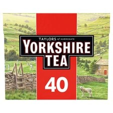 Yorkshire 40 Tea Bags 125G