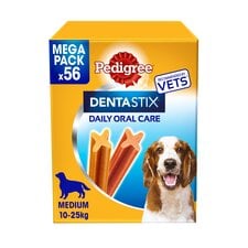 Pedigree Dentastix Daily Medium Dog Treats 56 Dental Sticks