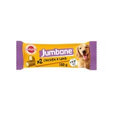 Pedigree Jumbone Medium Dog Treats Chicken & Lamb 2 Chews 180g