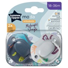 Tommee Tippee Moda Soother, 18-36m, Pack of 2