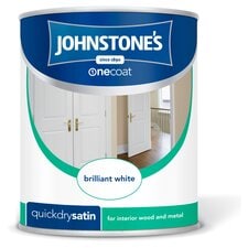 Johnstones Qd Satin Brilliant White 750Ml