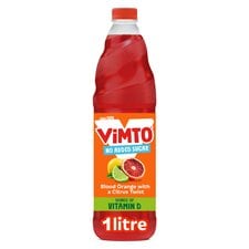 Vimto No Added Sugar Blood Orange with a Citrus Twist Squash 1 Litre