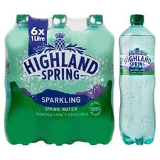 Highland Spring Sparkling Water 6 X 1L