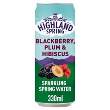 Highland Spring Water Blackberry Plum Sparkling 330Ml