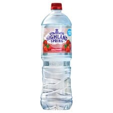 Highland Spring Sugar Free Strawberry Still Spring Water 1.25 Litre