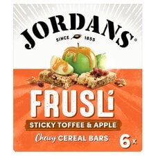 Jordans Frusli Sticky Toffee Apple Bars X6 180G