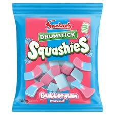 Swizzels Drumstick Squashies Bubblegum Flavour 140g