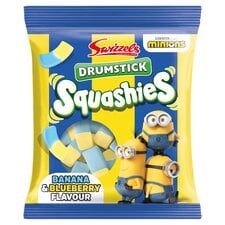 Swizzels Drumstick Squashies Banana & Blueberry 120G