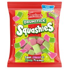 Squashies Drumstick Sour Cherry & Apple 160G