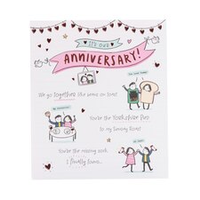 On Our Anniversary Card - Oodles