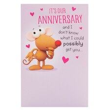 On Our Anniversary Card - Mouse pop-up