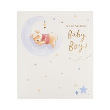 Boy Birth Congrats Card - Moon