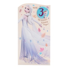 3rd Birthday Card - Frozen