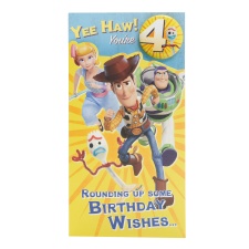 4th Birthday Card - Toy Story