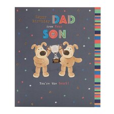 Dad From Son Birthday Card - Trophy