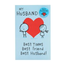 Husband Birthday Card - Giant Heart