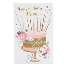 Mum Birthday Card - Cake