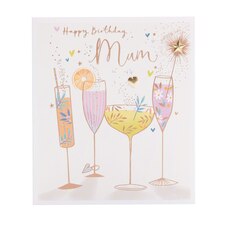 Mum Birthday Card - Cocktail