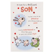 Son Birthday Card - Fiddlesticks