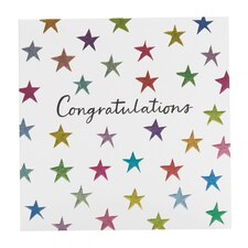 Congrats Card - Stars