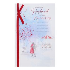 Husband Wedding Anniversary Card - Artist's Notebook