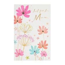 Mum Birthday Card - Floral