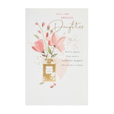 Daughter Birthday Card - Perfume bottle