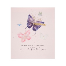 Birthday Card - Butterflies