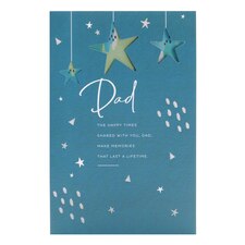 Father's Day card for Dad - Stars